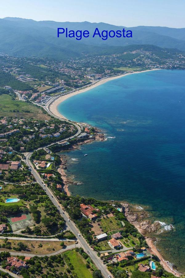 Vue Mer Panoramique Plage 50M Porticcio Corse Buitenkant foto