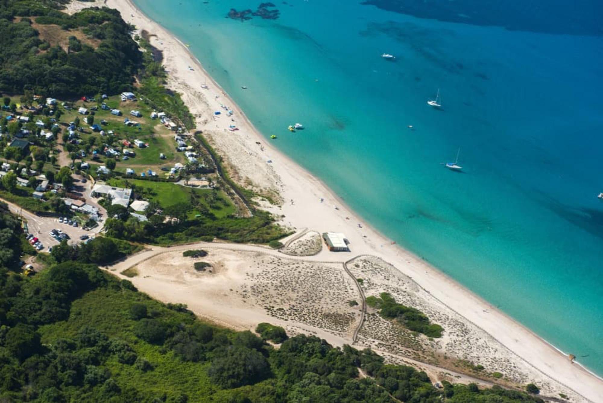 Vue Mer Panoramique Plage 50M Porticcio Corse Buitenkant foto